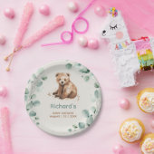 可愛い森離れの人々はシャワーを浴びる ペーパープレート (パーティー)