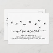 可愛い歩くポーモダントをプリント 案内ポストカード (正面/裏面)