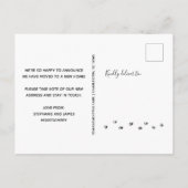 可愛い歩くポーモダントをプリント 案内ポストカード (裏面)