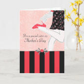 可愛い母のデイカード：あなた得スタイル カード (黄色い花)