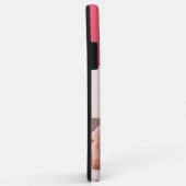 可愛い母の詩と2つの赤ちゃん女の子の写真ピンク Case-Mate iPhoneケース (裏面/右)