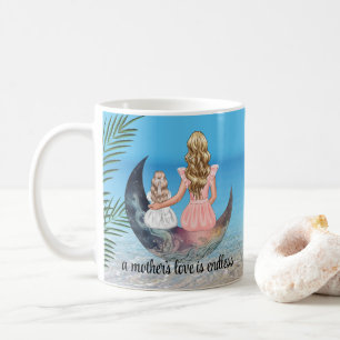 可愛い母愛は無限 Happy Mother's Day コーヒーマグカップ