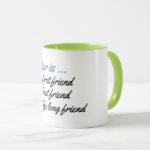 可愛い母親は最高の友母の昼寝だ マグカップ (正面右)