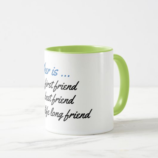 可愛い母親は最高の友母の昼寝だ マグカップ (正面右)