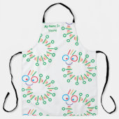 可愛い毛虫 エプロン (正面)