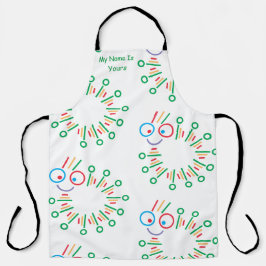 可愛い毛虫 エプロン