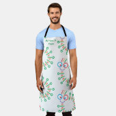 可愛い毛虫 エプロン (着用した状態)