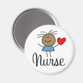 可愛い民族ナース磁石 マグネット (正面/裏面)