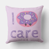可愛い気にかわいいドーナツパンユーモア クッション (裏面)