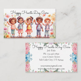 可愛い気に日子付けビジネス 名刺