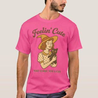 可愛い気分で呪ってやる Tシャツ