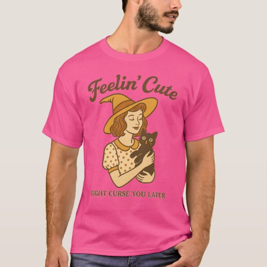可愛い気分で呪ってやる Tシャツ (正面)
