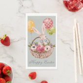 可愛い水彩ウサギの花 |イースター (インサイチュ)