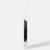 可愛い水彩パピロン白黒ドッグ顔 Case-Mate iPhoneケース (裏面 / 左)