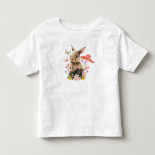 可愛い水彩乳房Tシャツ トドラーTシャツ