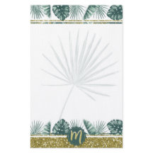 可愛い水彩熱帯葉産02