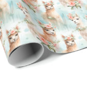 可愛い水彩画 –  ラッピングペーパー (ロールコーナー)