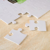 可愛い水彩色のクリスマスツリー ジグソーパズル (側面)