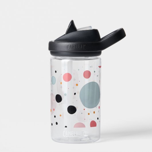 可愛い水玉模様模様 ウォーターボトル (左面)