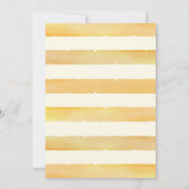 可愛い水色がベビーシャワーを付ける 招待状 (裏面)