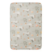 可愛い水色のゲーゼンバスマット バスマット (正面縦)