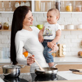 可愛い水色の木のカエルカスタム、 ベビーボディスーツ