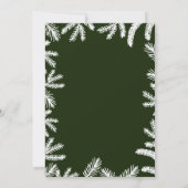 可愛い水色bearly waitクマ赤ちゃんシャワー 招待状 (裏面)