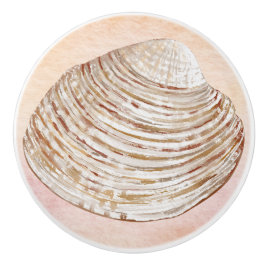 可愛い海に住む海水彩画 セラミックノブ