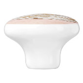 可愛い海に住む海水彩画 セラミックノブ (側面)