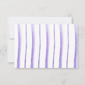 可愛い海のオッターズマンガブルーとベージュRSVPカード 出欠カード (裏面)