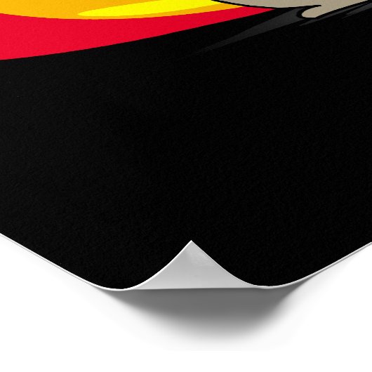 可愛い海賊おもしろい漫画のポスター ポスター (角)