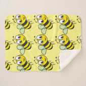 可愛い漫画のビーズスモールシャーパブランケット シェルパブランケット (正面(横))