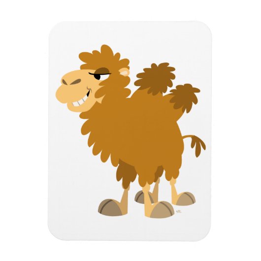 可愛い漫画の二面式ラクダのフレキシブル磁石 マグネット (縦)