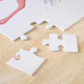 可愛い漫画の動物に親切にする ジグソーパズル (側面)