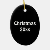 可愛い漫画の学生の持ち歩きチョークボード#1先生 セラミックオーナメント (裏面)