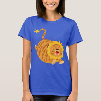 可愛い漫画の弾みリーガー女性Tシャツ Tシャツ