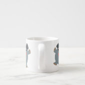 可愛い漫画の弾み豚エスプレッソマグ エスプレッソカップ (裏面)