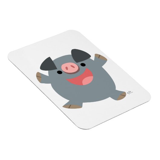 可愛い漫画の弾力ピグフレキシブルマグネット マグネット (右側)