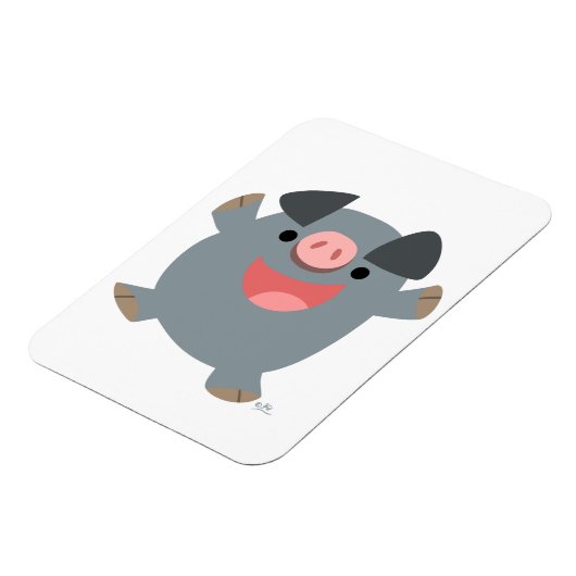 可愛い漫画の弾力ピグフレキシブルマグネット マグネット (左側)