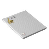 可愛い漫画の猫メモ帳 ノートパッド (アングル)