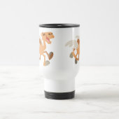 可愛い漫画の翼のあるラクダのコミューターマグ トラベルマグ (中央)