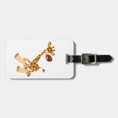 可愛い漫画アンブリングGiraffeラゲッジタグ ラゲッジタグ (正面横)