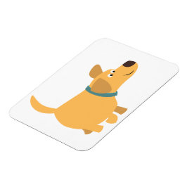 可愛い漫画イエローラブラドールフレキシブル磁石 マグネット