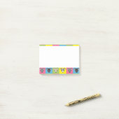 可愛い漫画イタリアンのグレイハウンドポップ・アートのアートパターン ポストイット (デスク上)