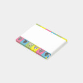 可愛い漫画イタリアンのグレイハウンドポップ・アートのアートパターン ポストイット (アングル)