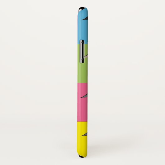 可愛い漫画イタリアンのグレイハウンドポップ・アートのアートパターン Case-Mate iPhoneケース (裏面/右)