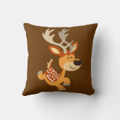 可愛い漫画ギャンボリングファウレイディアピロー クッション (裏面)