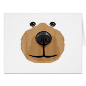 可愛い漫画クマ顔ヘッドコスチュームパーティー (正面横)