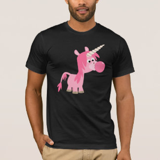 可愛い漫画バブルガムユニコーンTシャツ Tシャツ