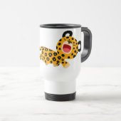 可愛い漫画フェイティシティヒョウのコミューターマグ トラベルマグ (正面右)